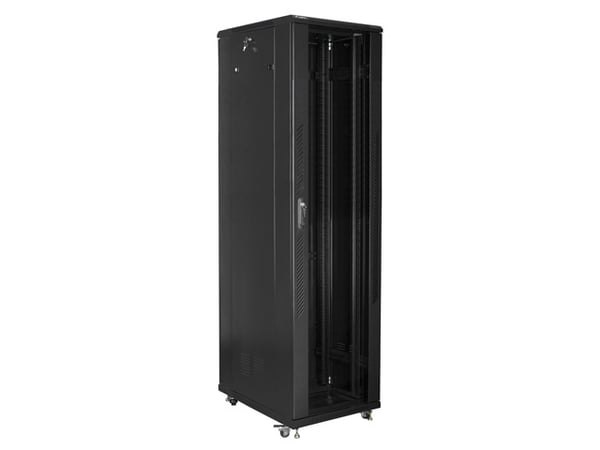 Lanberg FF01-8837-12B stativ 37U Fritstående reol Sort