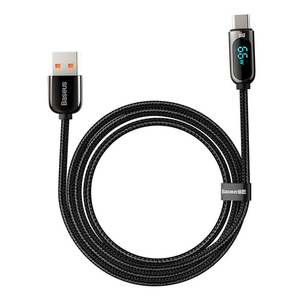 Pikkukuva 4 / 7: Baseus CASX020001 USB-kaapeli 1 m USB A USB C Musta