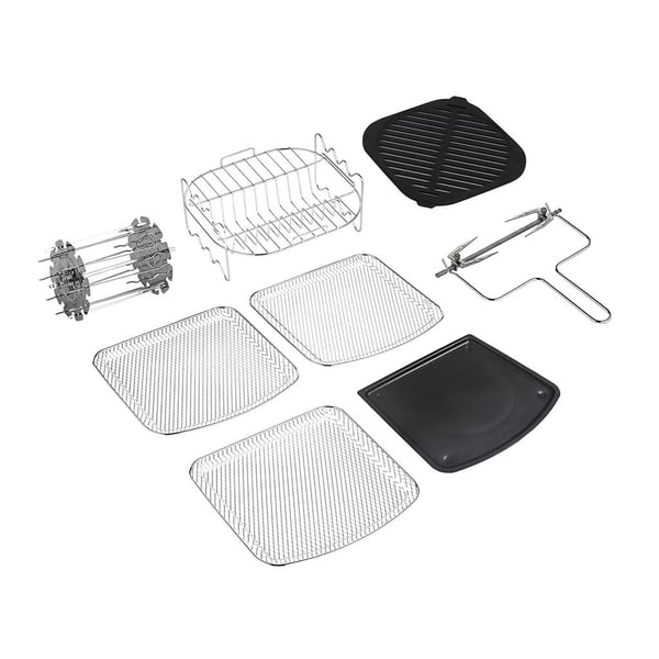 Tesla QG600 Enkelt 11 L 2000 W Varmluftsteger Sort