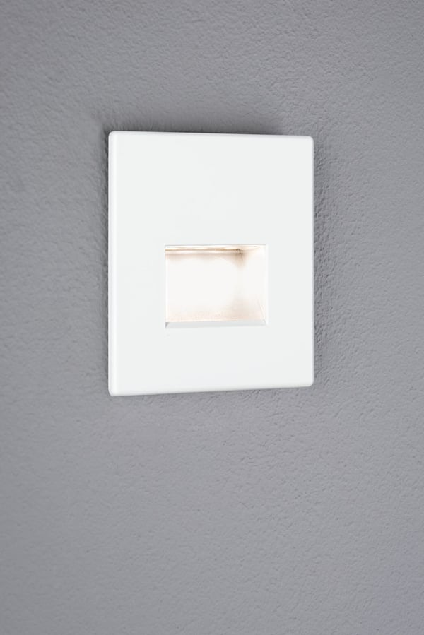 Miniatyrbillede 3 af 6: Paulmann WANDEINBAULEUCHTENSET LED 1,2W / PAULMA EDGE ECKIG WE 25N516 93093