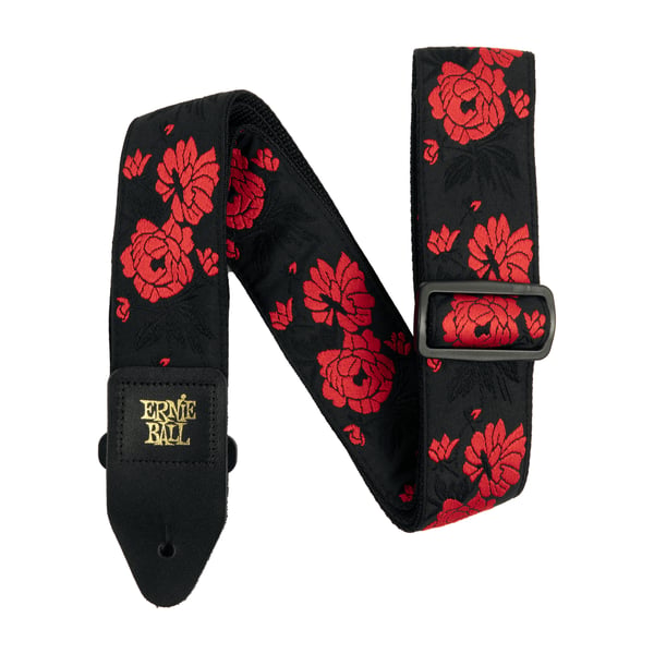 Ernie Ball P05335 Gitarr Svart, Röd Polypropylen (PP)