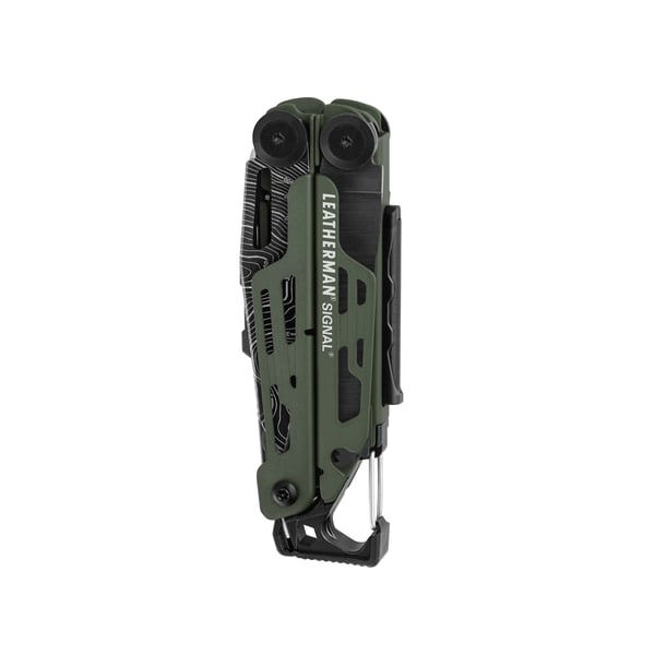 Miniatyrbillede 3 af 3: Leatherman Topo Signal multiværktøj - tang Lomme størrelse 19 værktøjer Sort, Grøn