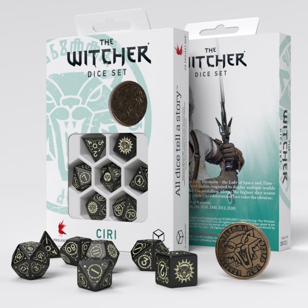 Q-workshop The Witcher Dice Set. Ciri
