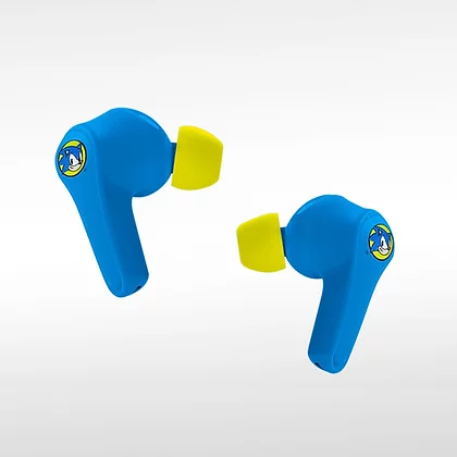 Miniatyrbillede 13 af 15: OTL Technologies SEGA Sonic the Hedgehog Hovedtelefoner Trådløs I ørerne Opkald/musik Bluetooth Blå