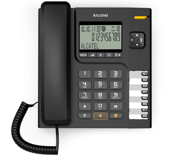 Alcatel T78 Nummervisning Sort