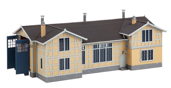 Miniatyrbillede 1 af 3: FALLER 120287 skalamodell dele og tilbehør Lokomotivskur