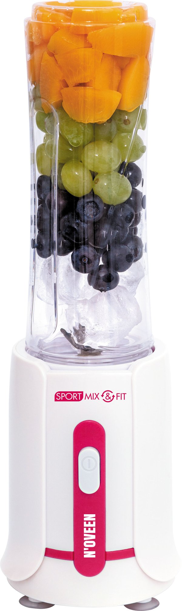Miniatyrbillede 2 af 4: Noveen SB220 Amarant 0,6 L Bordplade blender 300 W Hvid, Rød