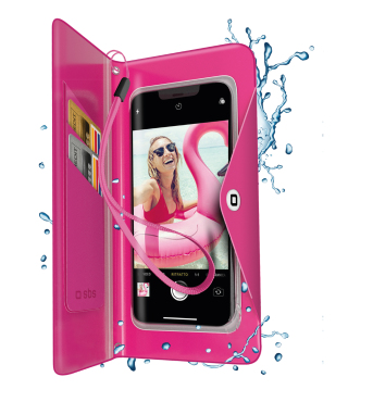 SBS TEWATERWALP mobiltelefon etui 17,3 cm (6.8") Tegnebogsetui Lyserød