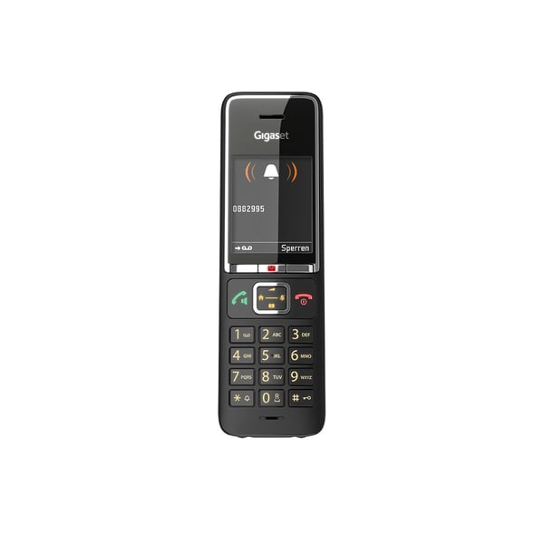 Gigaset COMFORT 550A Analog telefon Nummervisning Sort