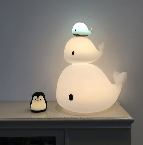Miniatyrbillede 4 af 6: Filibabba FI-NL001 natlys til baby Fritstående Hvid LED