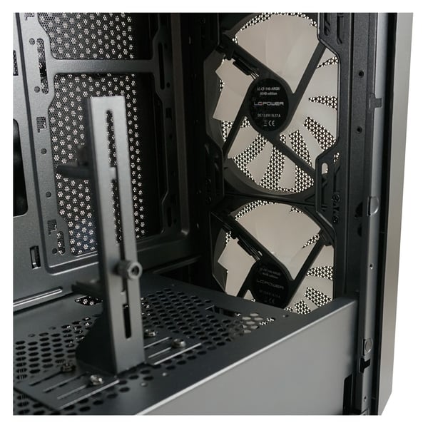 Miniatyrbild 11 av 20: LC-Power Gaming 804B - Obsession_X - Miditower - ATX - Sidopanel med fönster (härdat glas)