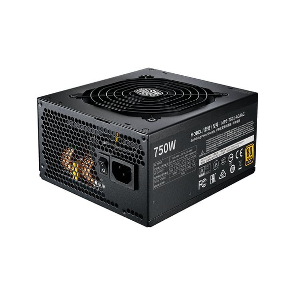 Cooler Master MWE Gold 750 - V2 strömförsörjningsenheter 750 W 24-pin ATX ATX Svart