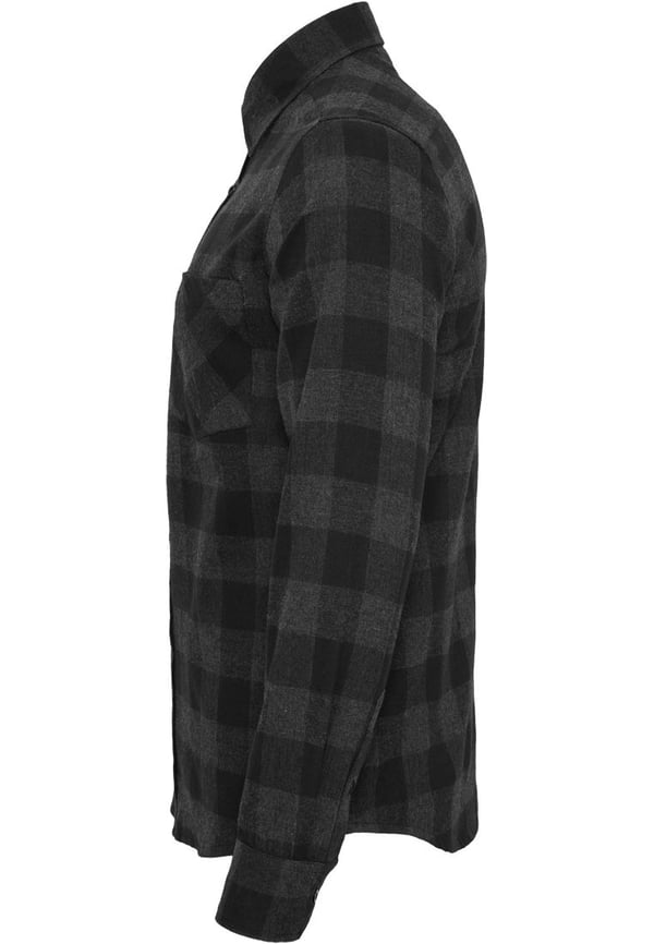 Urban Classics Checked Flanell Skjorte Langærmet Bomuld