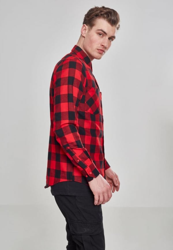 Urban Classics Checked Flanell Paita Pitkähihainen Puuvilla