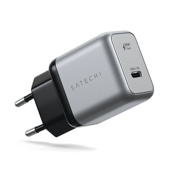 Satechi ST-UC30WCM-EU oplader til mobil enhed Universel Sort, Sølv Vekselstrøm Indendørs