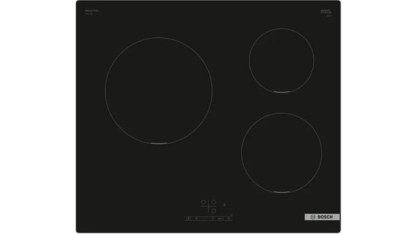 Bosch Serie 4 PUC611BB5E kogeplade Sort Indbygget 60 cm Zone induktionskogeplade 3 zone(s)