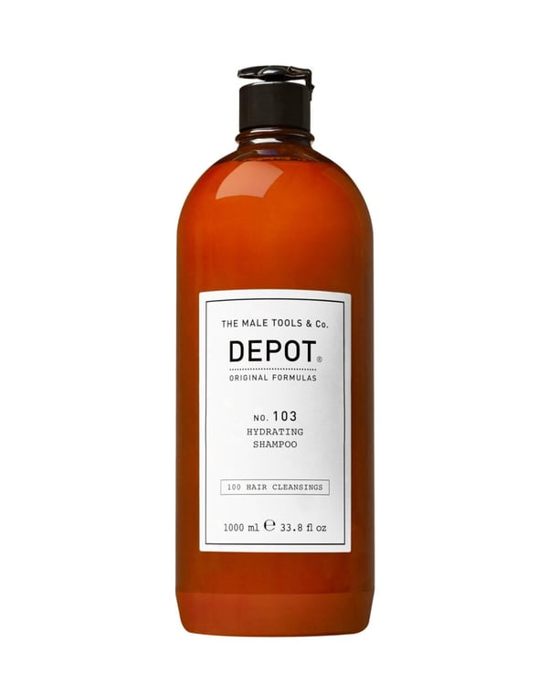 DEPOT The Male Tools & Co. No. 103 Hydrating 1000 ml Shampoo Kuluttajille Miesten DEPOT The Male Tools & Co. No. 103 Hydrating 1000 ml Shampoo Kuluttajille Miesten