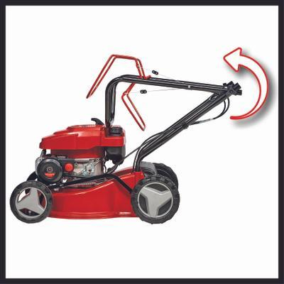 Einhell GC-PM 40/2 S Skubbe plæneklipper Benzin Sort, Rød