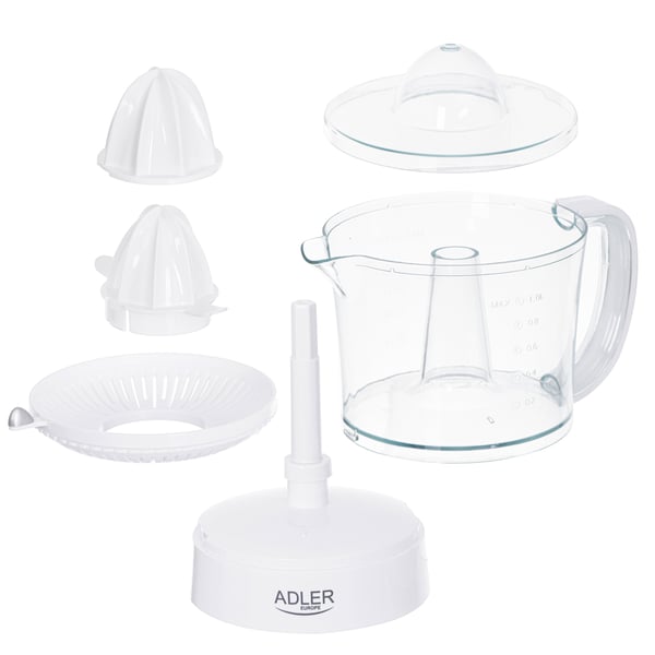 Miniatyrbillede 6 af 11: Adler AD 4009 elektrisk citruspresser 1 L 60 W Hvid