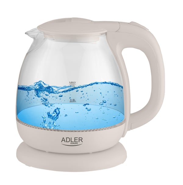 Adler AD 1283C vedenkeitin 1 L 900 W Kerman väri