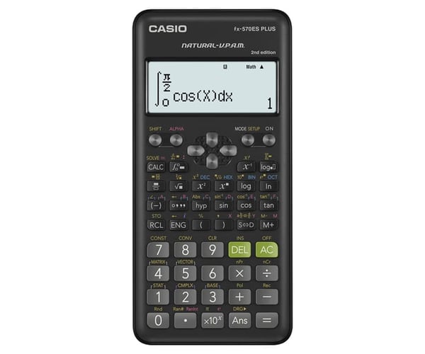 Casio FX-570ESPLUS-2 laskin Työpöytä Funktiolaskin Musta
