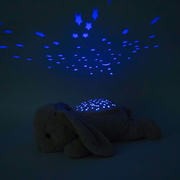 Miniatyrbild 2 av 2: Cloud B Twilight buddies – Bunny babynattlampor Fristående Ljusgrå LED