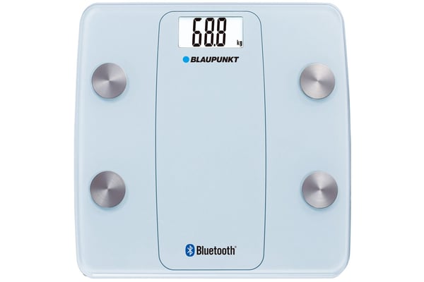 Miniatyrbillede 1 af 2: Blaupunkt BSM711BT badevægt Rektandel Lyse Blå Elektronisk personlig vægt