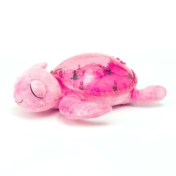Miniatyrbillede 1 af 3: Cloud B Tranquil Turtle natlys til baby Fritstående Lyserød