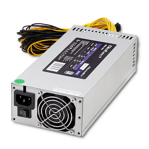Qoltec 50349 enhed til strømforsyning 1800 W ATX Grå