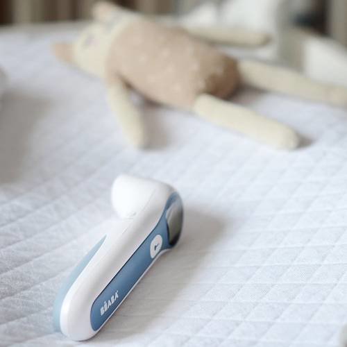 BEABA THERMOSPEED Termometer med fjernregistrering Blå, Hvid Øre, Pande Knapper