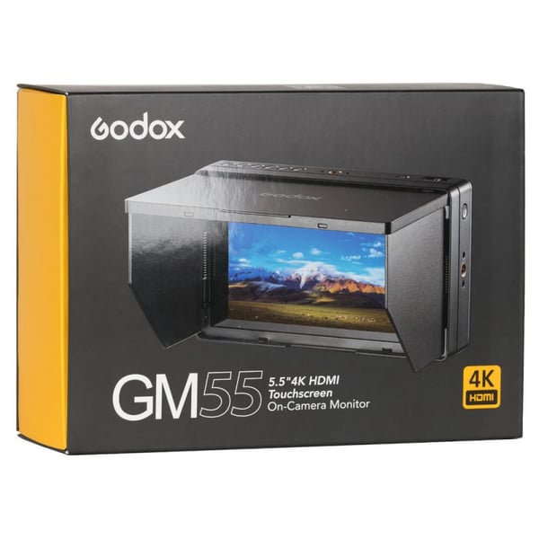 Miniatyrbillede 6 af 9: Godox GM55 14 cm (5.5") Sort Berøringsskærm