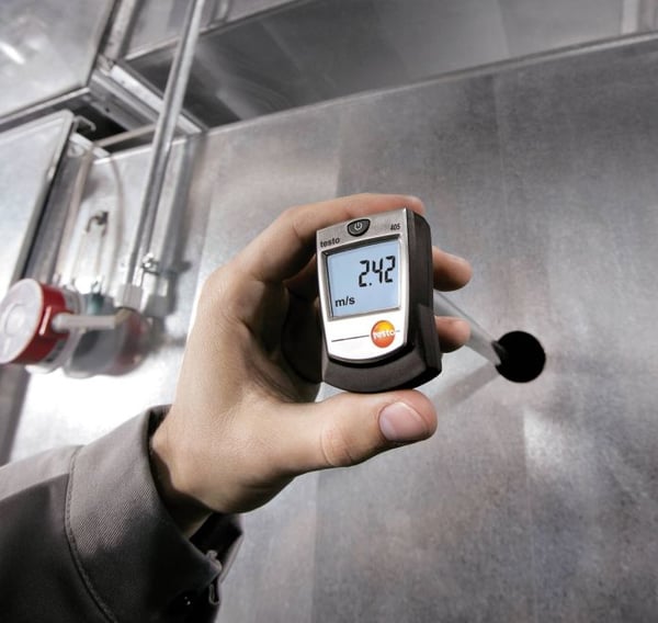 Testo 405 vindmåler Lomme-/håndholdt Hot-wire