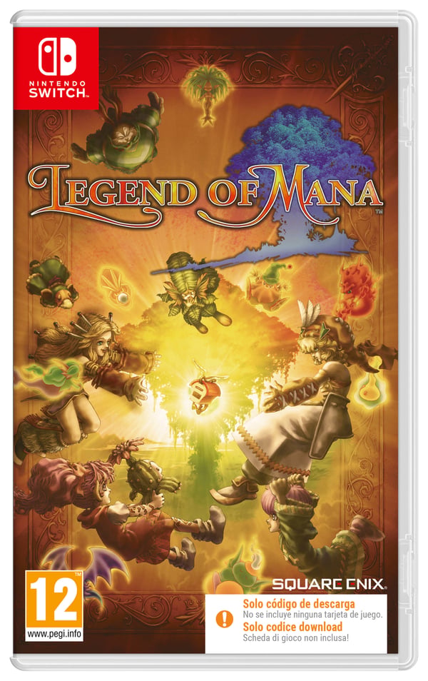 Square Enix Legend of Mana, Switch Standard Flersproget Nintendo Switch