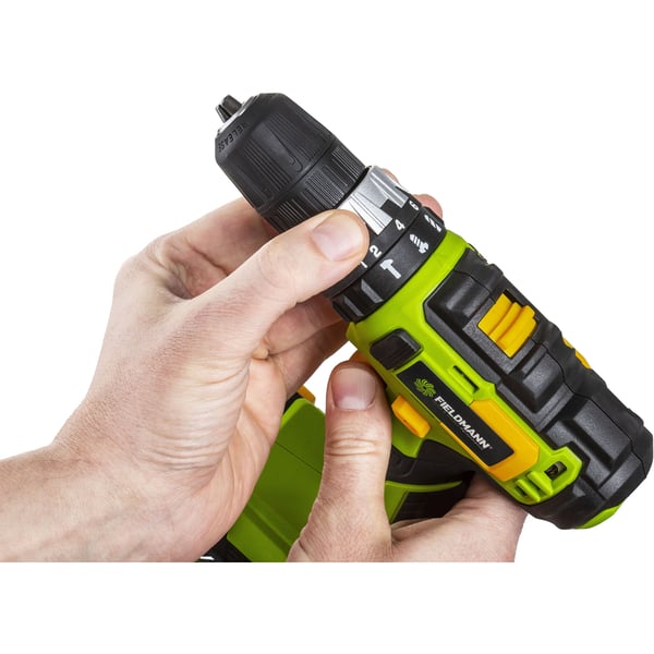 Fieldmann FDUV 70115-A bor 1300 rpm Nøglefri Sort, Grøn