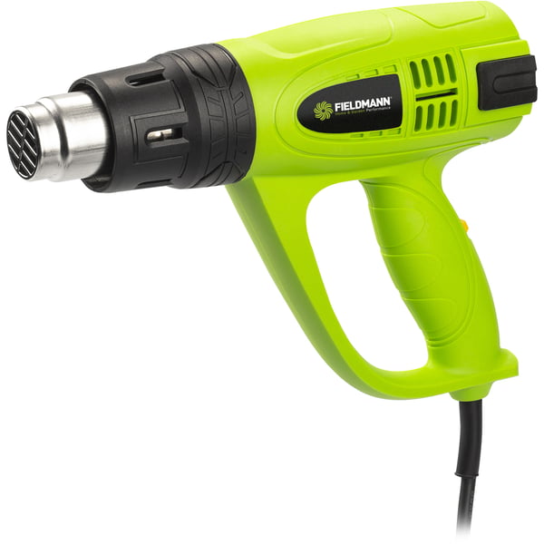 Miniatyrbild 2 av 3: Fieldmann FDHP 202000-E värmepistol Varmluftspistol 500 l/min 600 ° C 2000 W Svart, Grön
