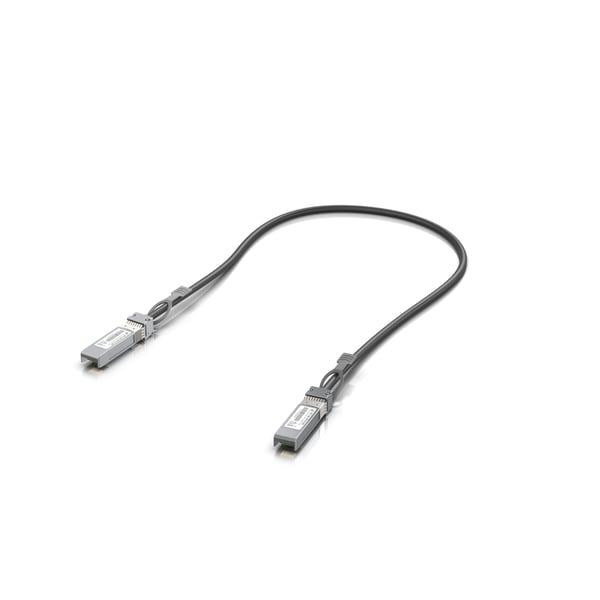 Ubiquiti UACC-DAC-SFP10-0.5M InfiniBand og fiberoptisk kabel 0,5 m SFP+ Sort Ubiquiti UACC-DAC-SFP10-0.5M InfiniBand og fiberoptisk kabel 0,5 m SFP+ Sort