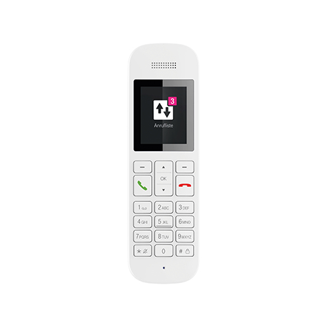 Telekom Sinus A12 Analoginen/DECT-puhelin Valkoinen