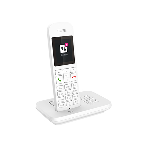 Pikkukuva 3 / 4: Telekom Sinus A12 Analoginen/DECT-puhelin Valkoinen