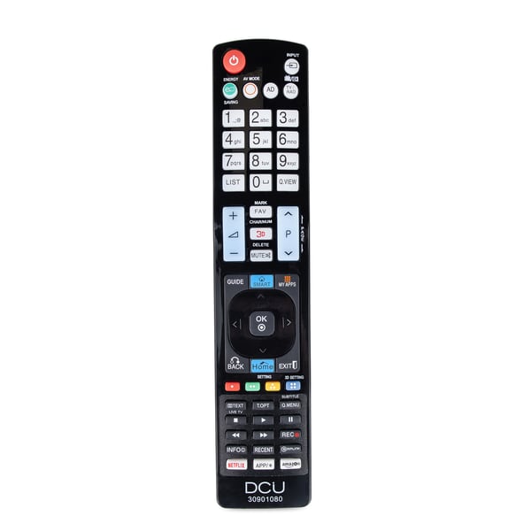 Pikkukuva 1 / 3: DCU Advance Tecnologic 30901080 kauko-ohjain IR Langaton TV Painikkeiden painaminen
