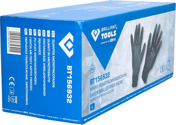 Brilliant Tools BT156932 Værkstedshandsker 12 stk