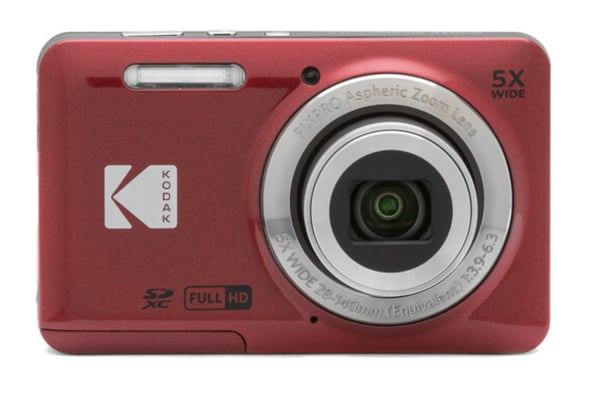 Miniatyrbillede 1 af 5: Kodak PIXPRO FZ55 1/2.3" Kompakt kamera 16 MP CMOS 4608 x 3456 pixel Rød