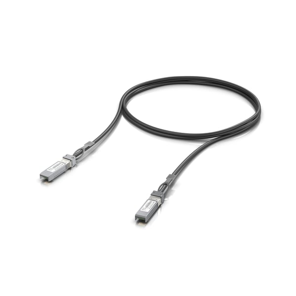 Ubiquiti UACC-DAC-SFP10-1M InfiniBand- ja kuituoptiikkakaapeli SFP+ Musta