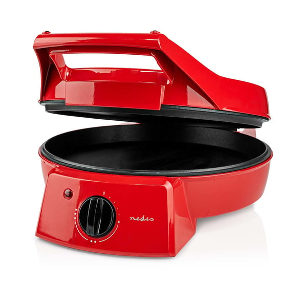 Miniatyrbillede 1 af 7: Nedis FCPM100FRD pizza fremstiller & ovn 1 pizza(er) 1800 W Sort, Rød