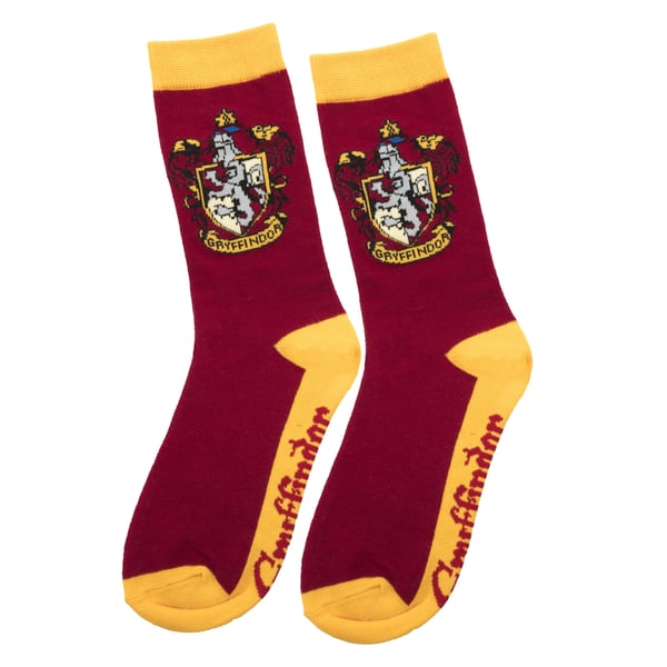 Miniatyrbillede 4 af 8: Cinereplicas Set of 3 Gryffindor Socks Unisex Rød, Gul 3 Par