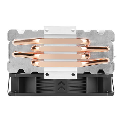 Antec A400i Chipset Luftkøler 12 cm Sort, Kobberfarve, Sølv 1 stk