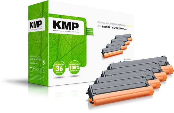 KMP MULTIPACK B-T98V - 3000 sider - 1800 sider - Sort - Cyan - Magenta - Gul - 4 stk.