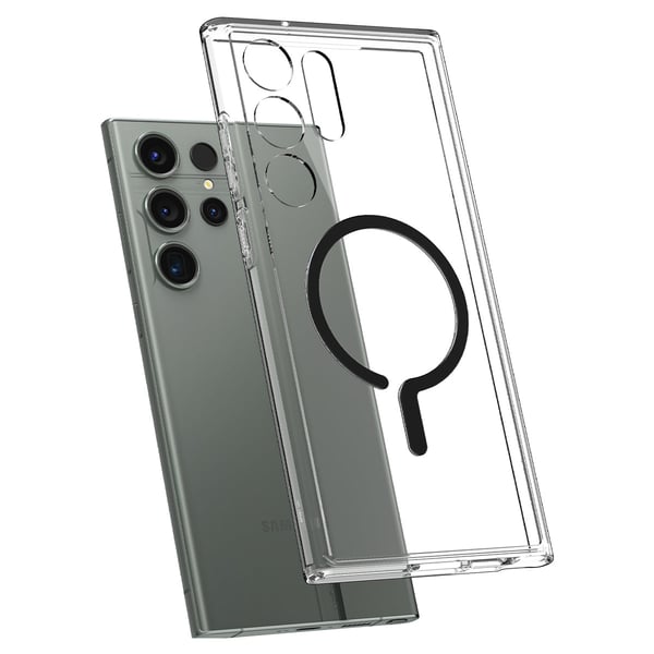 Spigen ACS05621 matkapuhelimen suojakotelo 17,3 cm (6.8") Suojus Musta, Läpinäkyvä
