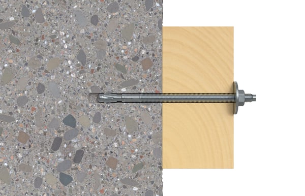 Miniatyrbild 4 av 4: Fischer 45590 skruvankare och väggplugg 10 styck Expansionsankare 258 mm