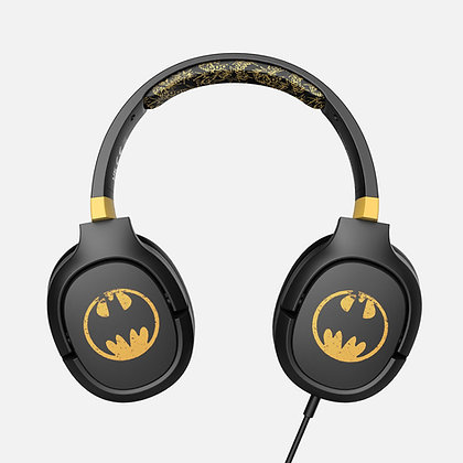 OTL Technologies DC Comics Batman Pro G1 Hovedtelefoner Ledningsført Headset Spil Sort, Guld