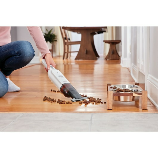 Miniatyrbild 13 av 22: Black & Decker HLVC315J11-QW handdammsugare Svart, Vit Utan påse